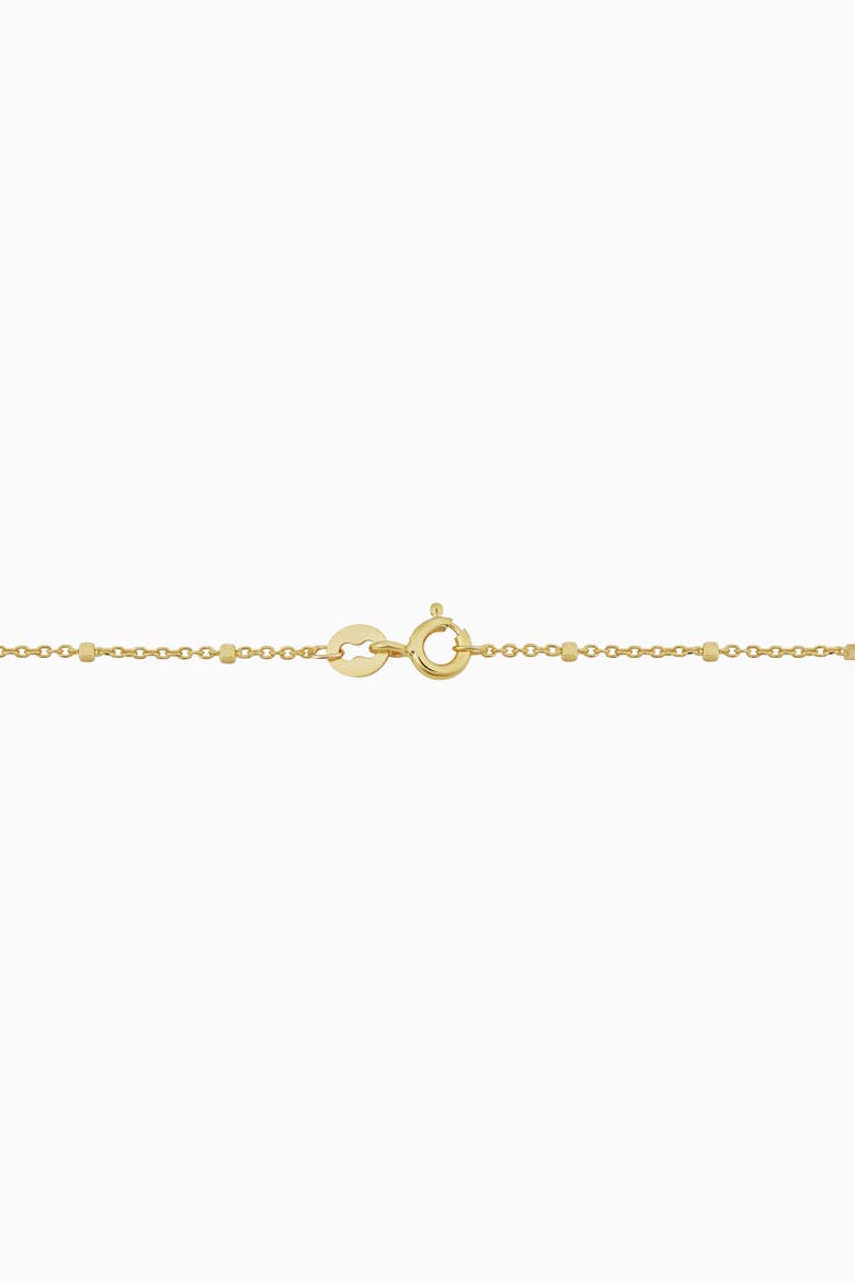 14K Yellow Gold Celebration Ball Anklet, Alternate, color, Yellow Gold