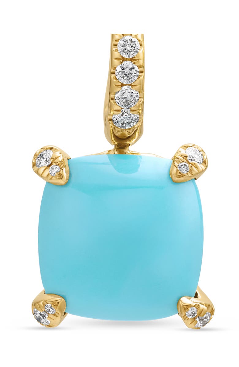 David Yurman Chatelaine<sup>®</sup> Huggie Hoop Drop Earrings, Alternate, color, 