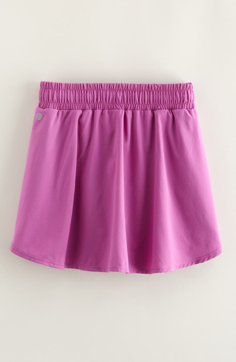 Zella Girl Kids' Fly Away High Waist Skort, Alternate, color, Purple Hail