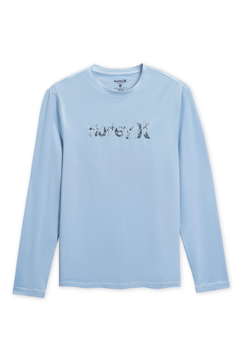 Double Hi Long Sleeve Sunshirt, Main, color, BABY BLUE