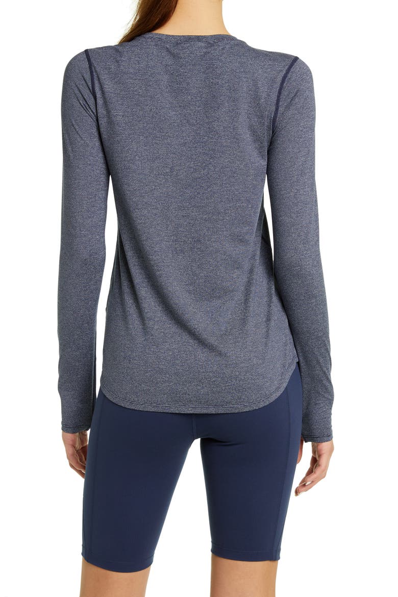 Gen Long Sleeve Performance T-Shirt, Alternate, color, NAVY NIGHTFALL