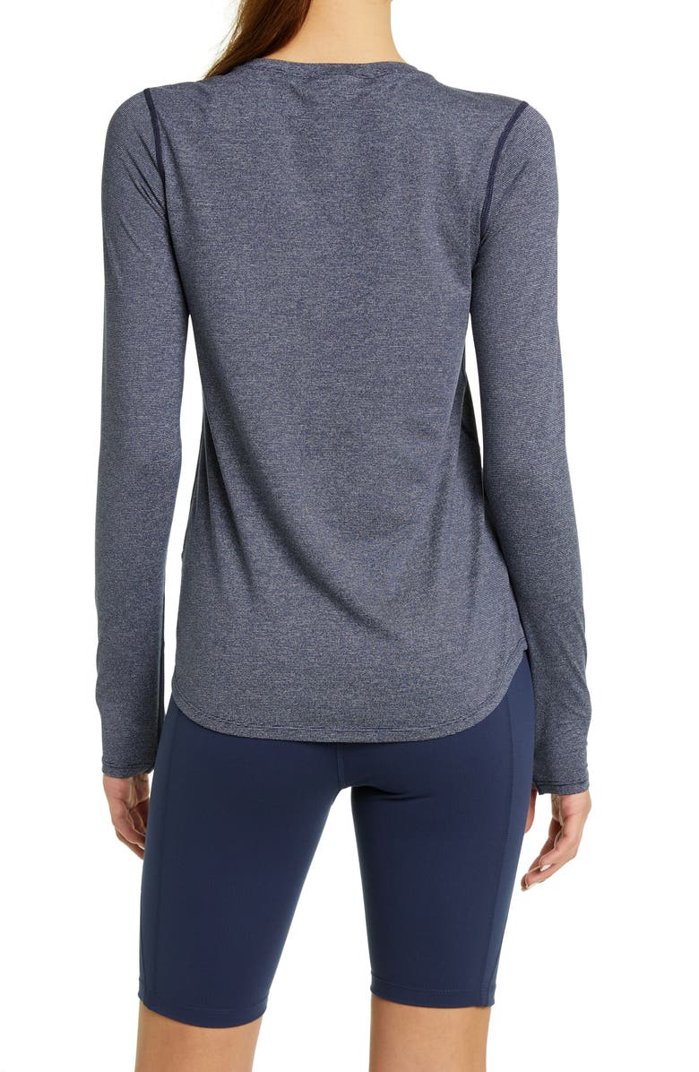 Zella Gen Long Sleeve Performance T-Shirt, Alternate, color,