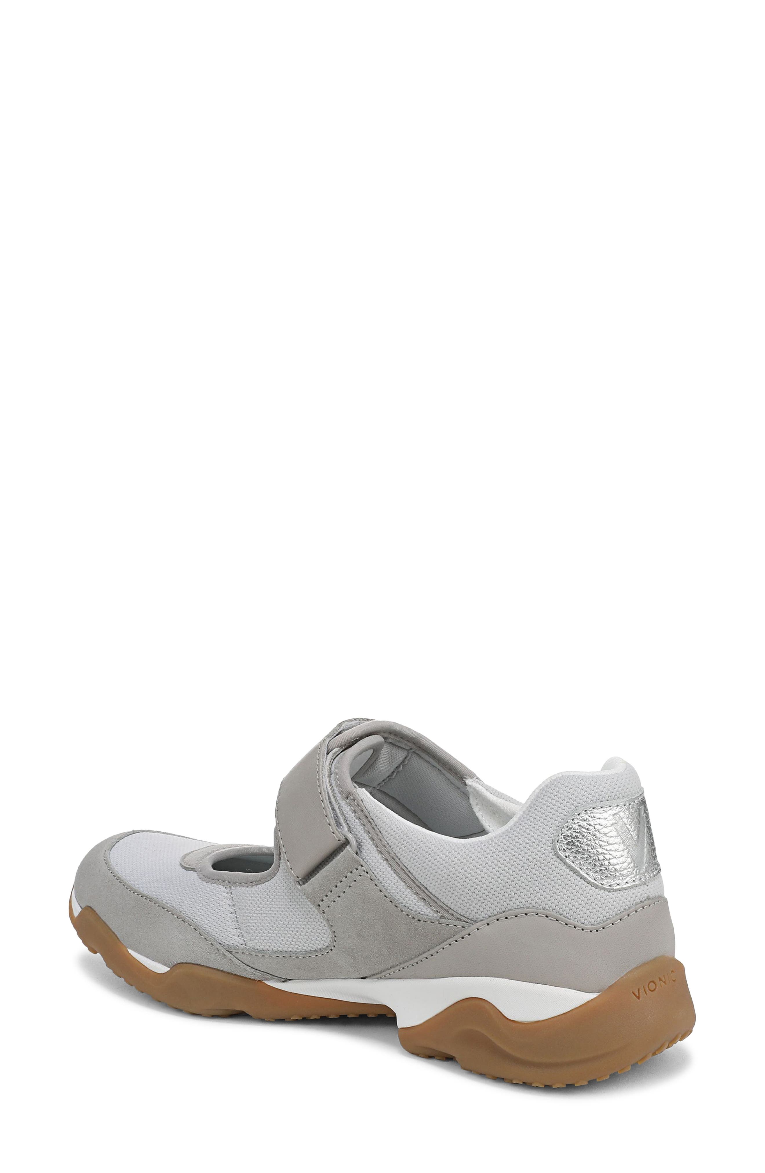 Vionic Walk Slim Giselle Mary Jane Sneaker, Alternate, color, Vapor Grey