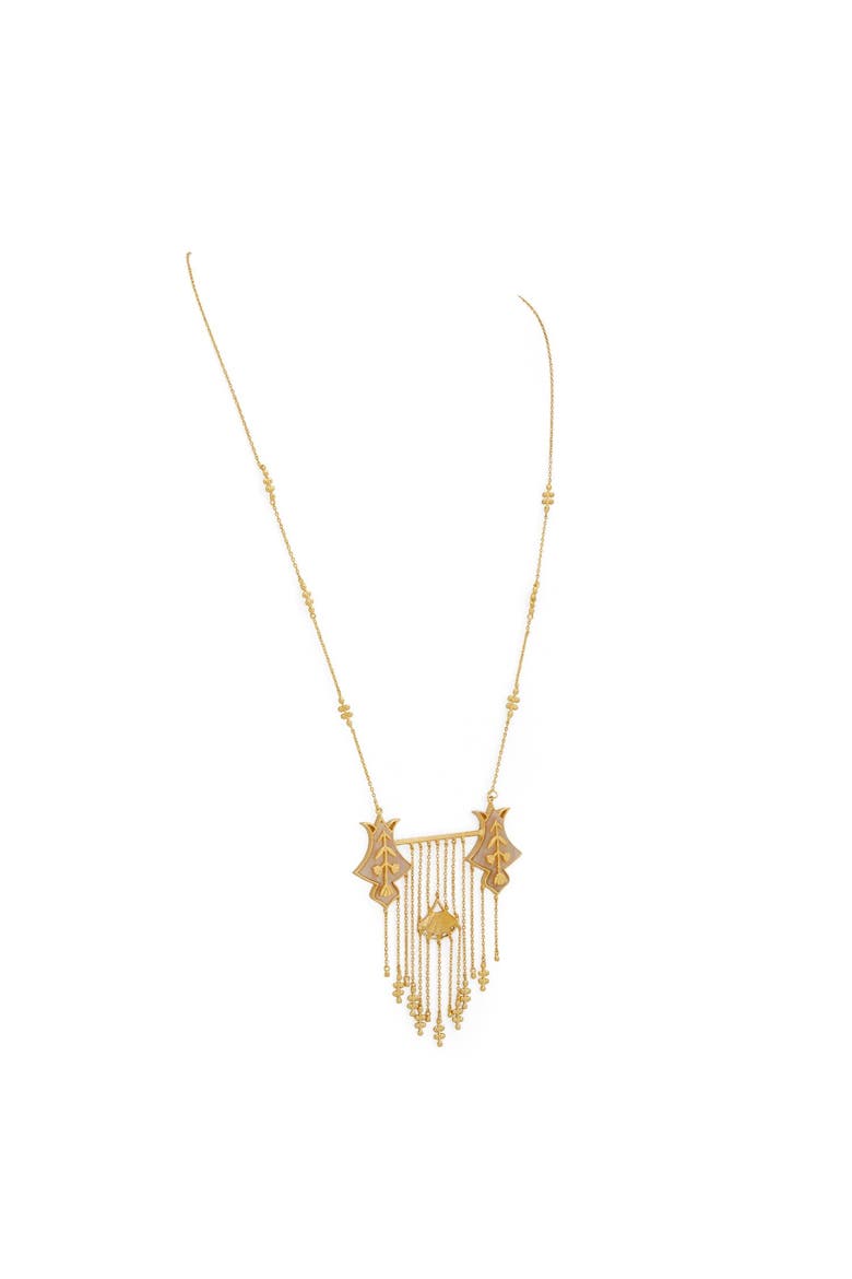 SERAI NECKLACE, Alternate, color, Gold Plated