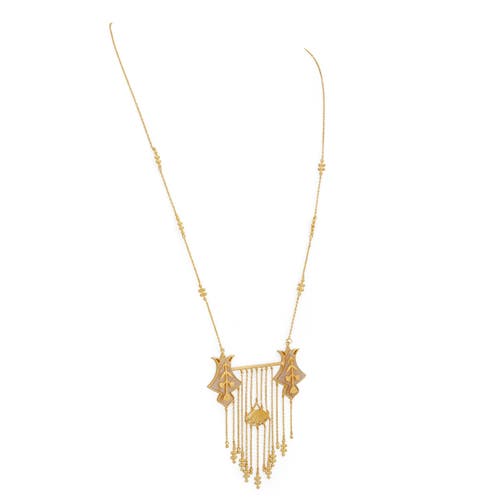 Dhwani Bansal Serai Necklace In Gold
