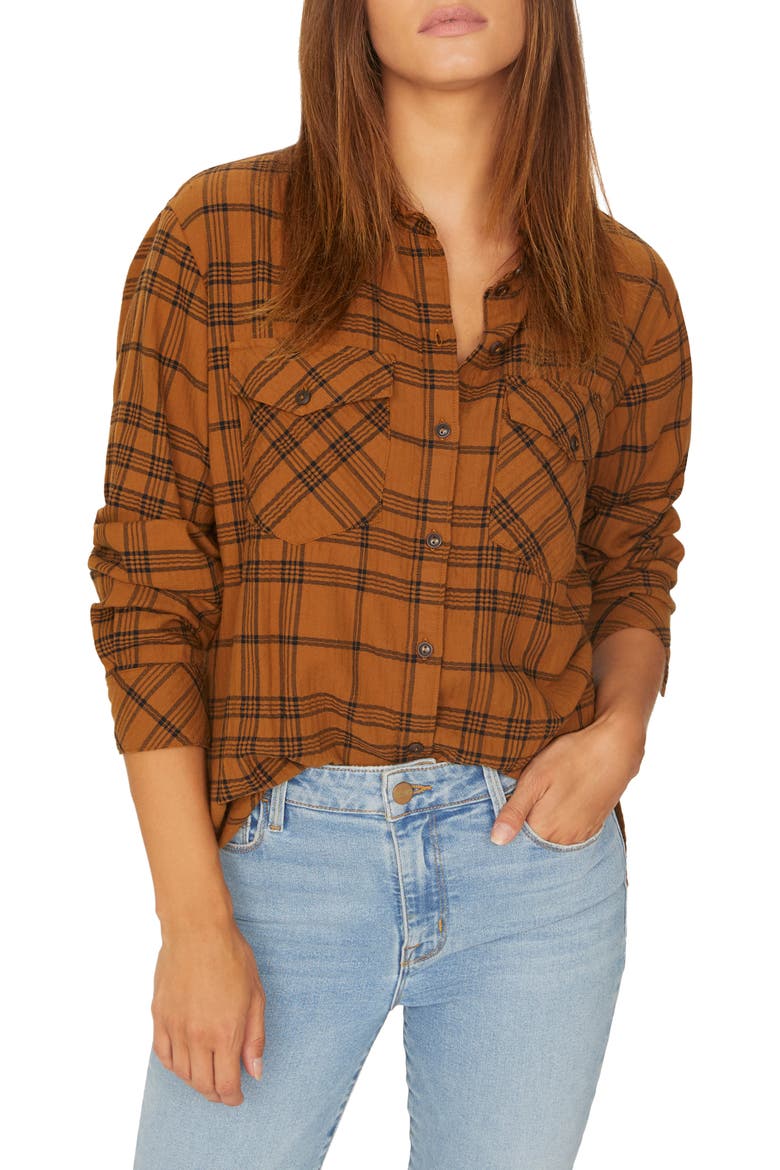 Boyfriend for Life Plaid Shirt, Main, color, AUTUMN PLAID