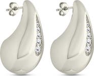 Sterling Forever Callie Cubic Zirconia Teardrop Earrings