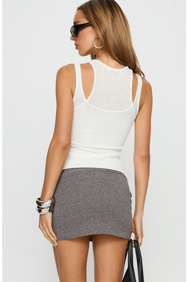 Ashfield Knit Miniskirt, Alternate, color, GREY