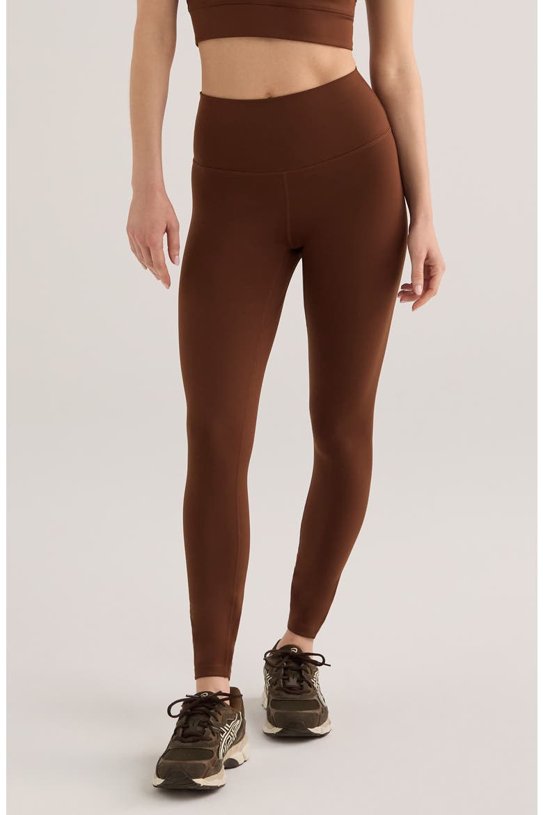 FreeSoft™ High Rise 25-Inch Leggings, Main, color, DARK WALNUT