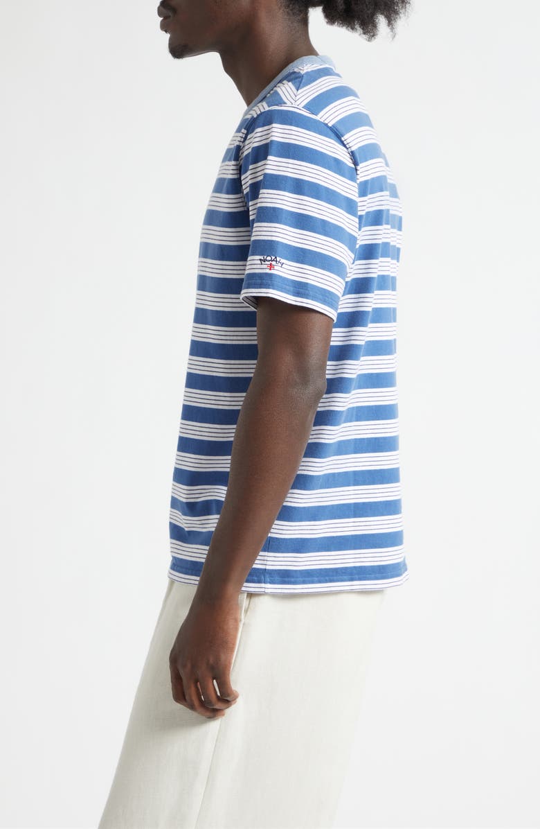 Noah Stripe Ringer T-Shirt, Alternate, color, Navy/ White