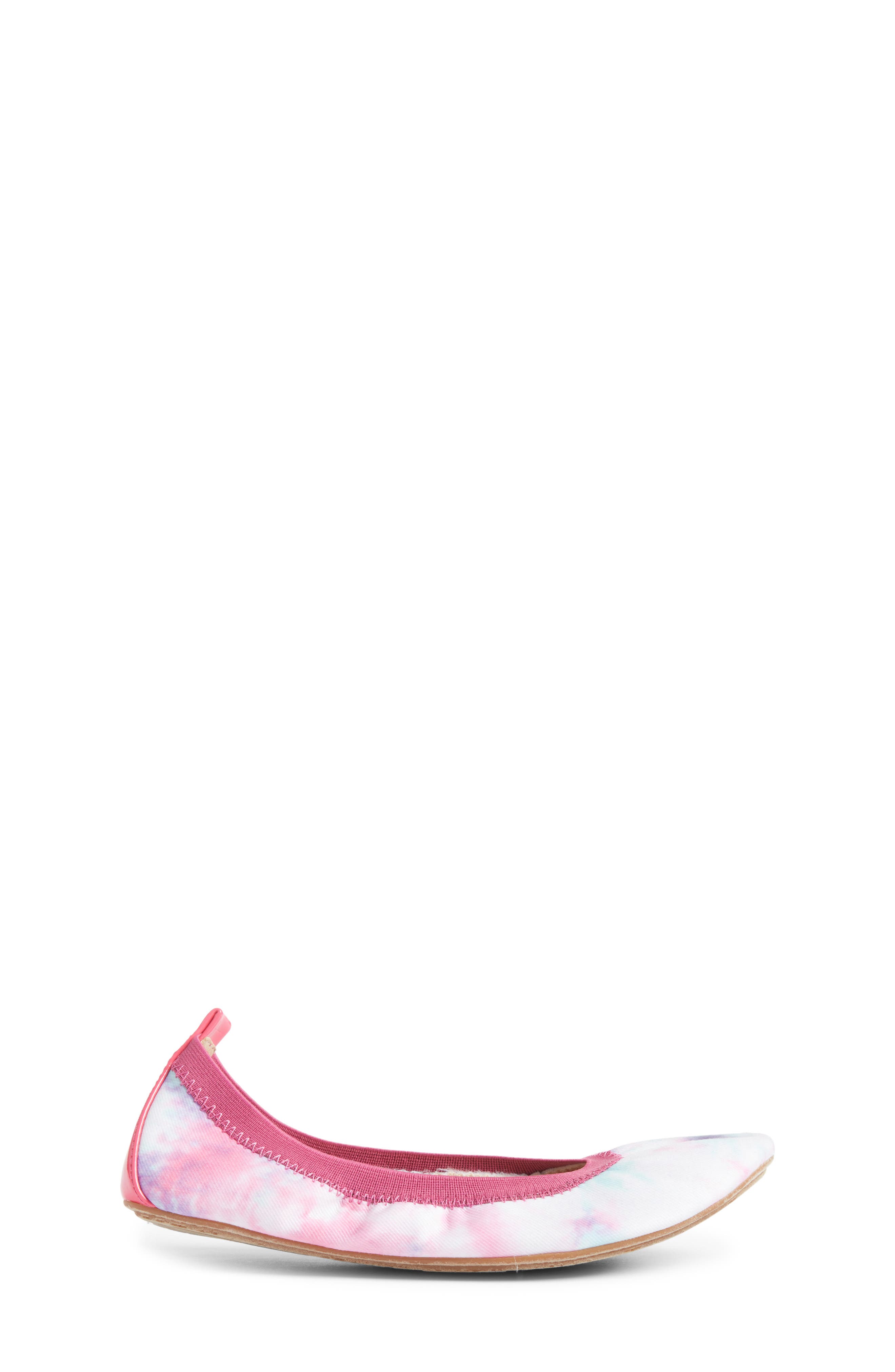 Yosi Samra Kids' Miss Samara Tie Dye Ballet Flat, Alternate, color, Pink Multi