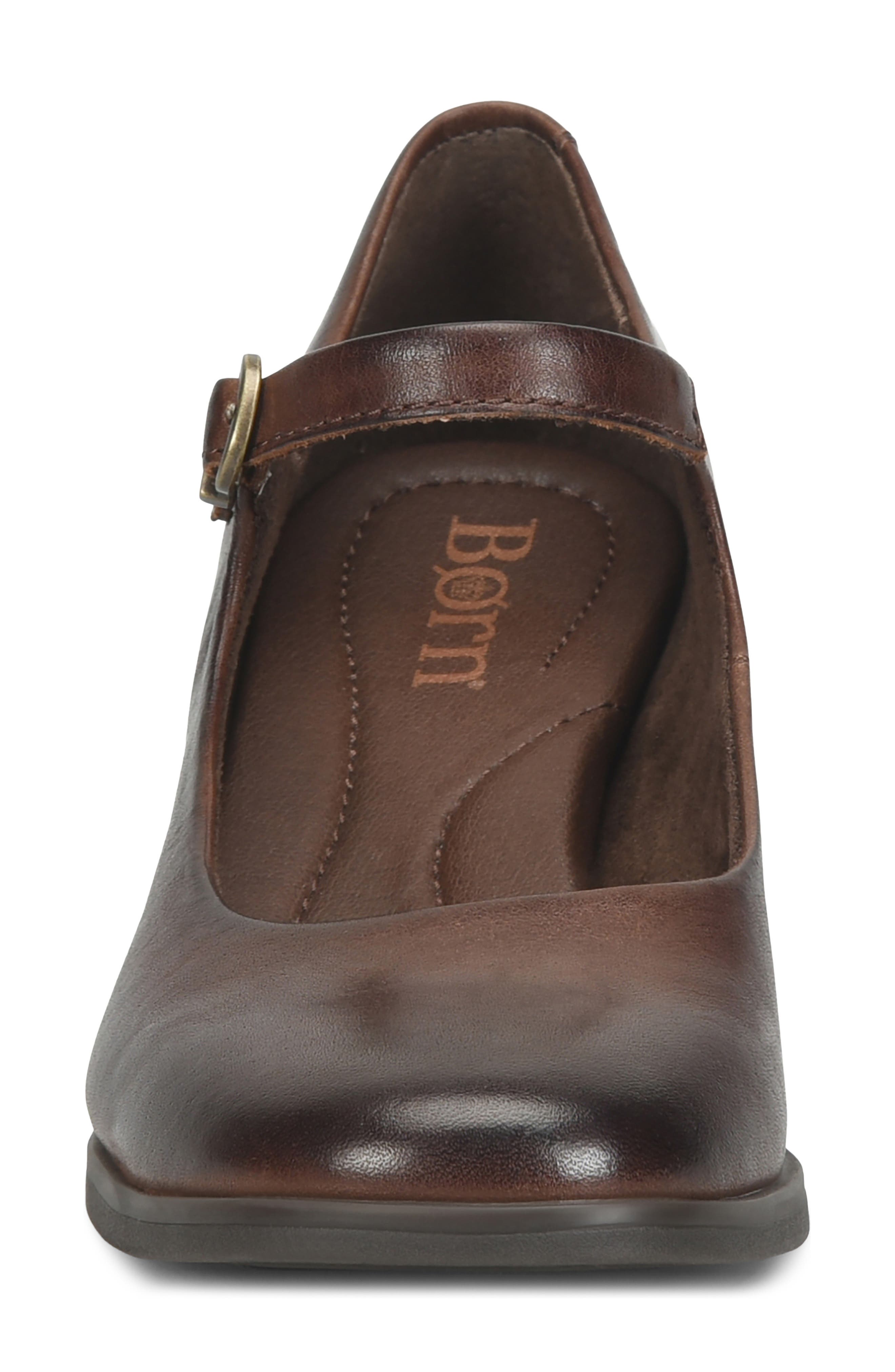 Laine Mary Jane Pump, Alternate, color, BROWN LEATHER