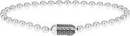 Good Art Hlywd Men's Goosebumps Pop Lock Ball Chain Bracelet