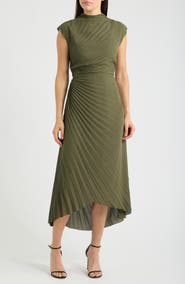 AllSaints Rayanna Sunray Pleated Dress