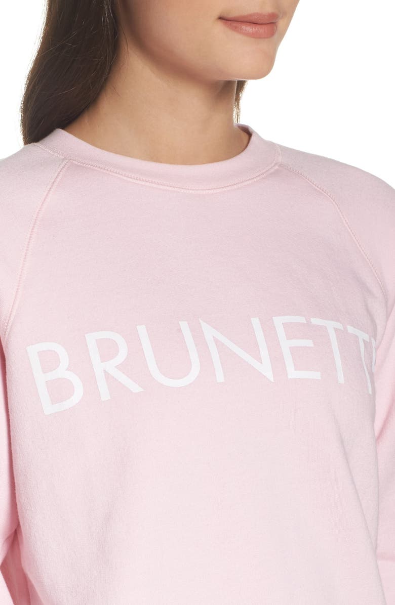 BRUNETTE the Label Brunette Crewneck Sweatshirt, Alternate, color, 