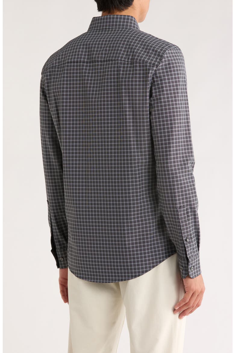 State of Mind Slim Fit Button-Up Shirt State of Mind Slim Fit Button-Up Shirt, Alternate, color, BLACK GLEN PLAID