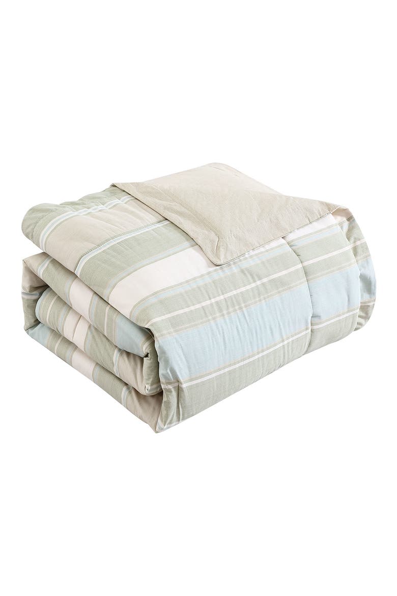 Serenity 5-Piece Comforter Set, Alternate, color, SAGE AQUA