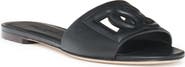 Dolce&Gabbana Bianca Interlock Slide Sandal