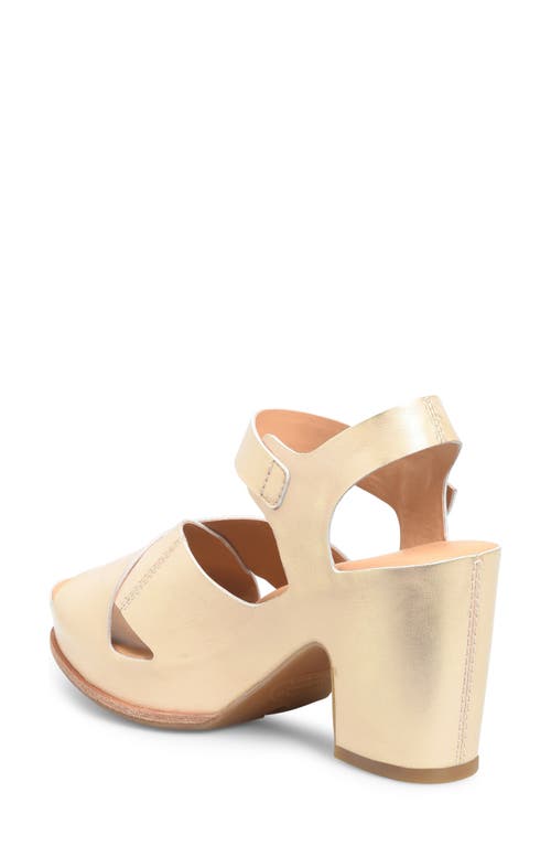 Kork-ease ® San Isabel Sandal In Gold Metallic