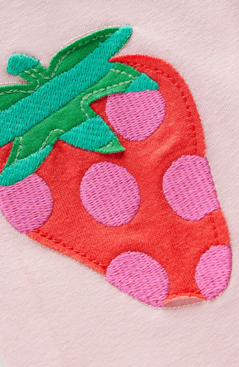 Mini Boden Kids' Strawberry Appliqué Leggings, Alternate, color, 