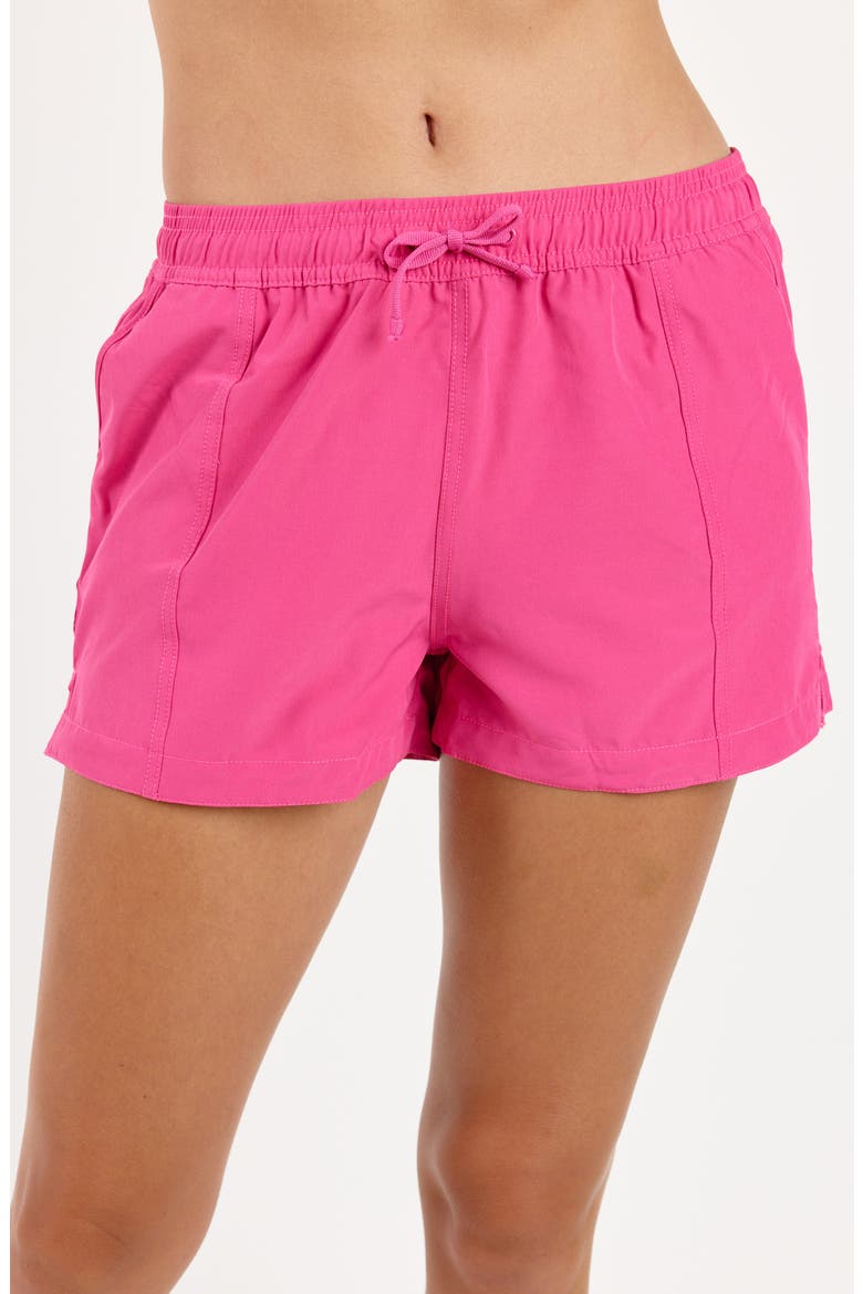 Plus Size 2"-3" Board Shorts, Main, color, Magenta