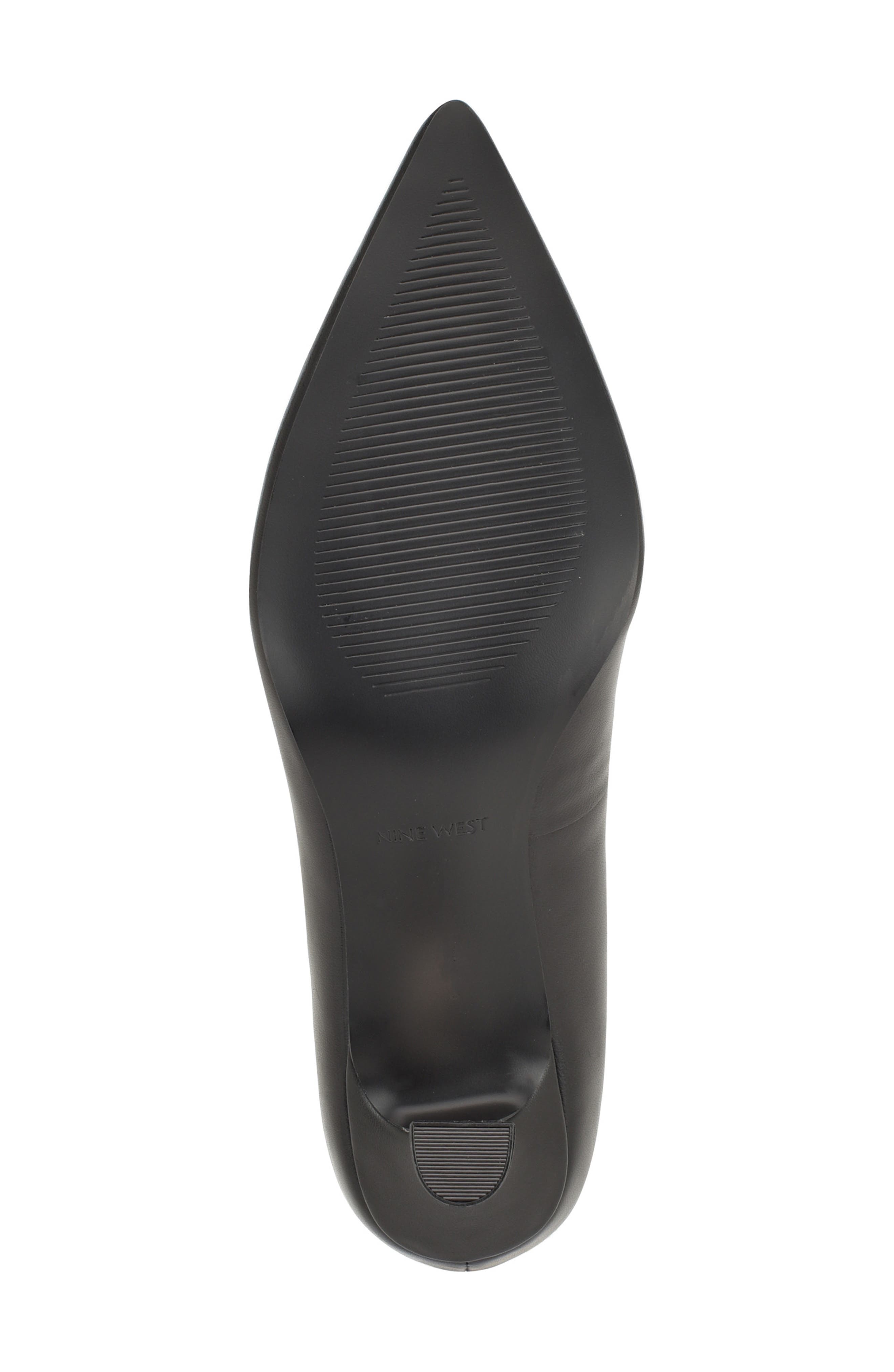 Nine West Ariella Pointed Toe Kitten Heel Pump, Alternate, color, Black