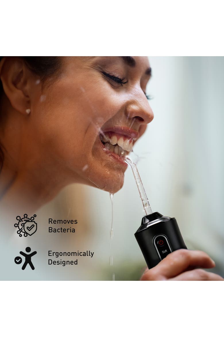 Mario Lopez USB Rechargeable Electric Toothbrush & USB Water Flosser, Alternate, color, White