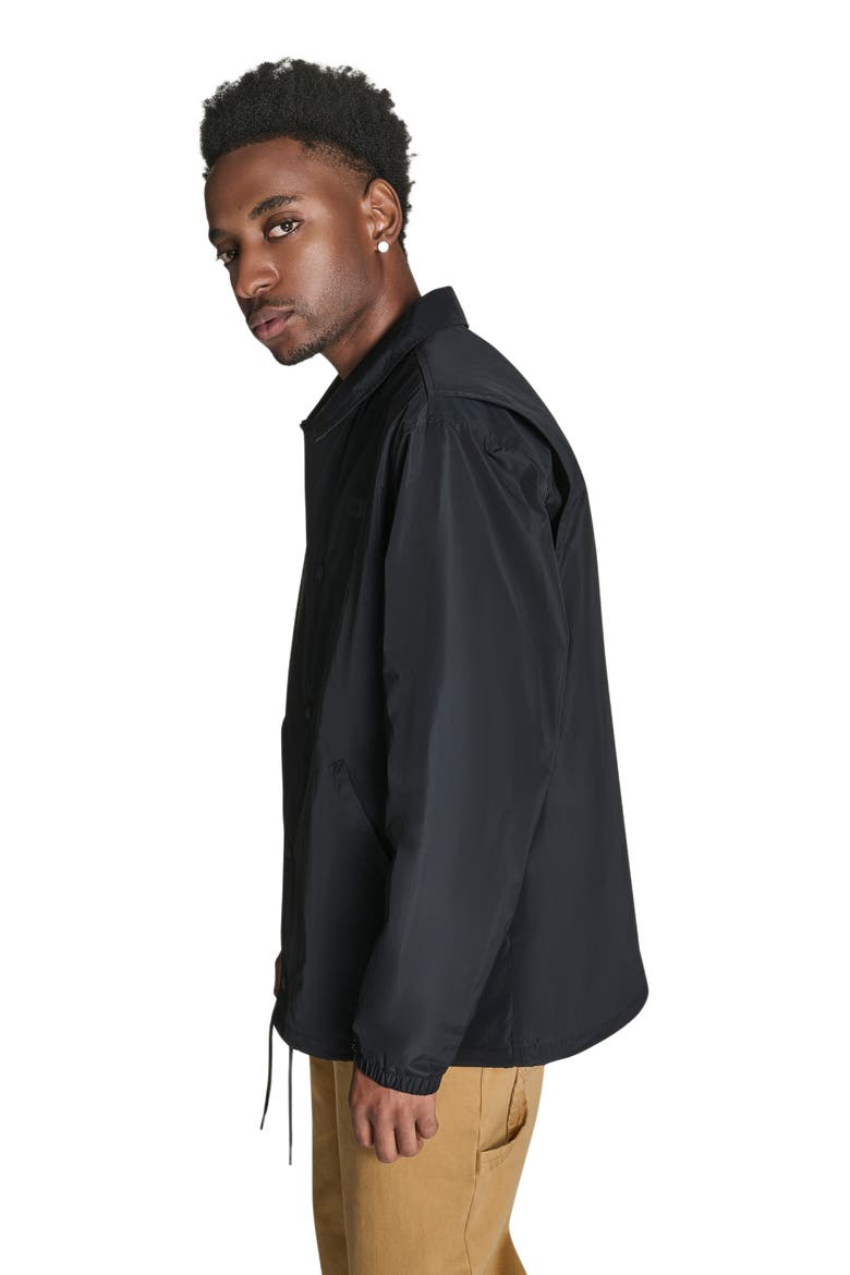 CONS Andover Skate Button Up Jacket, Alternate, color, CONVERSE BLACK