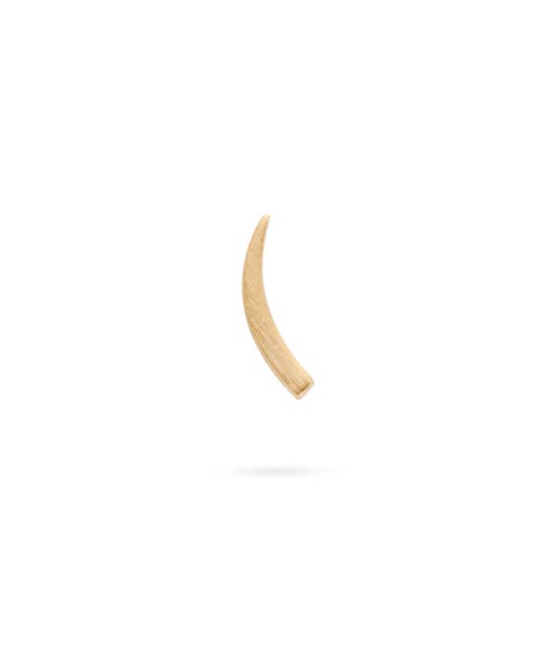 Mini Crescent Moon Single Earring. Handmade in Italy