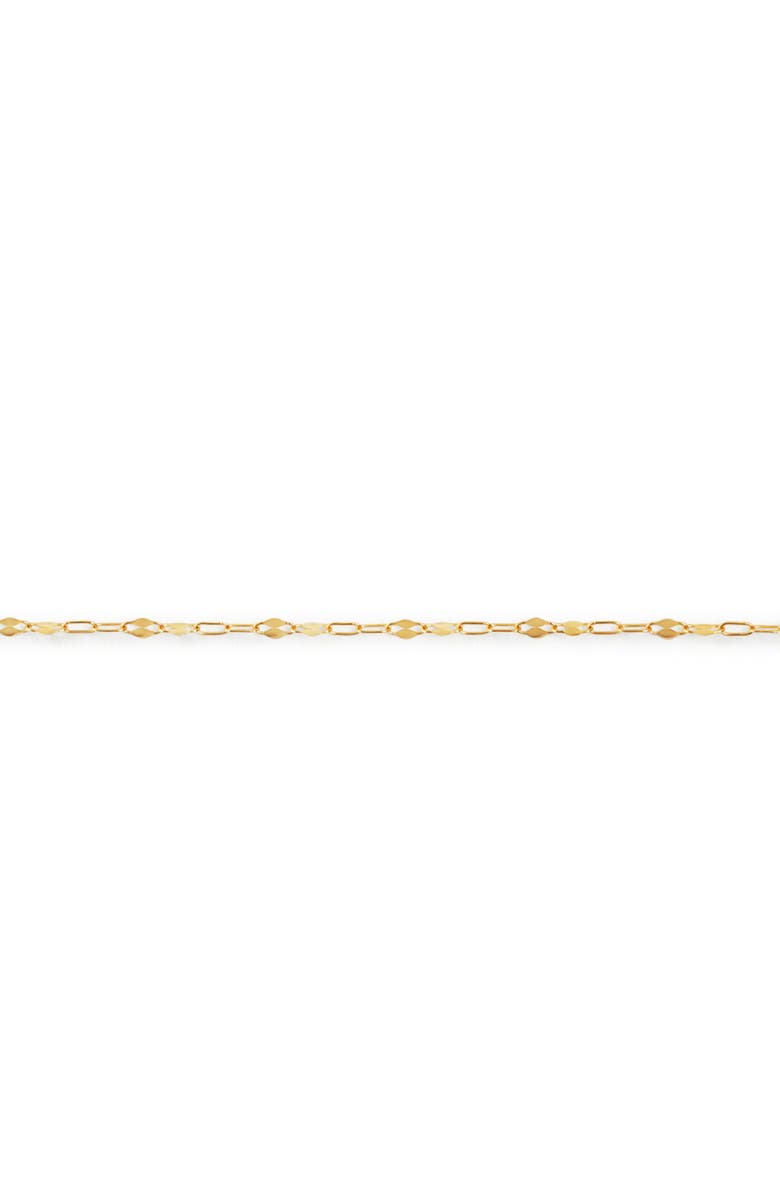 Ana Luisa Solid Yellow Gold - Sparkle Link Chain Bracelet, Alternate, color, Gold