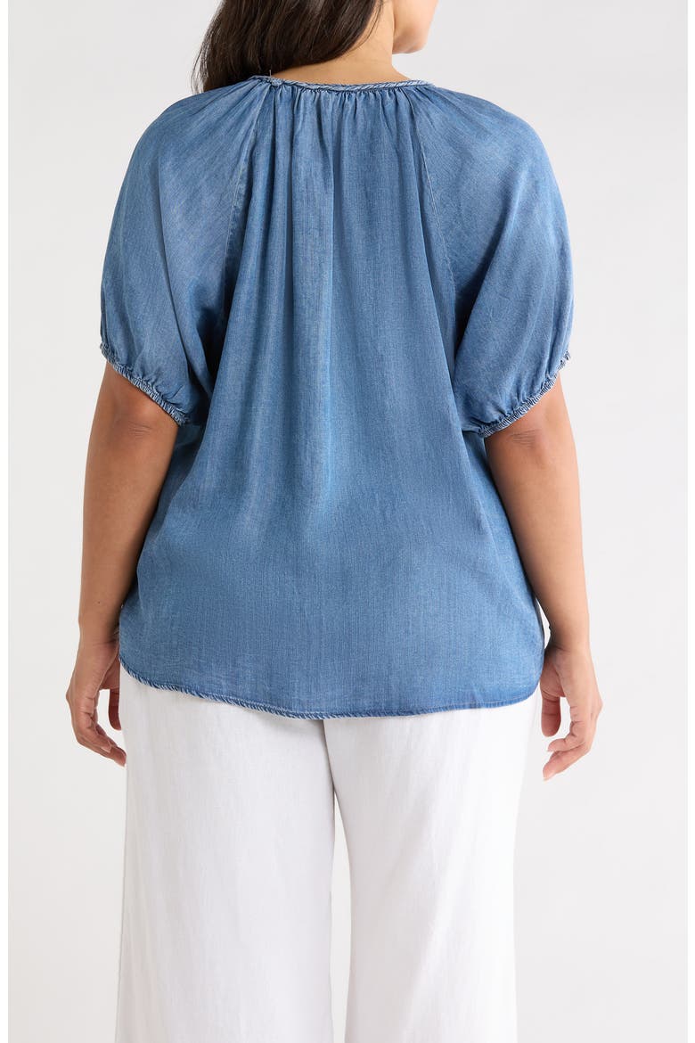 Xyla Denim Top, Alternate, color, MEDIUM WASH