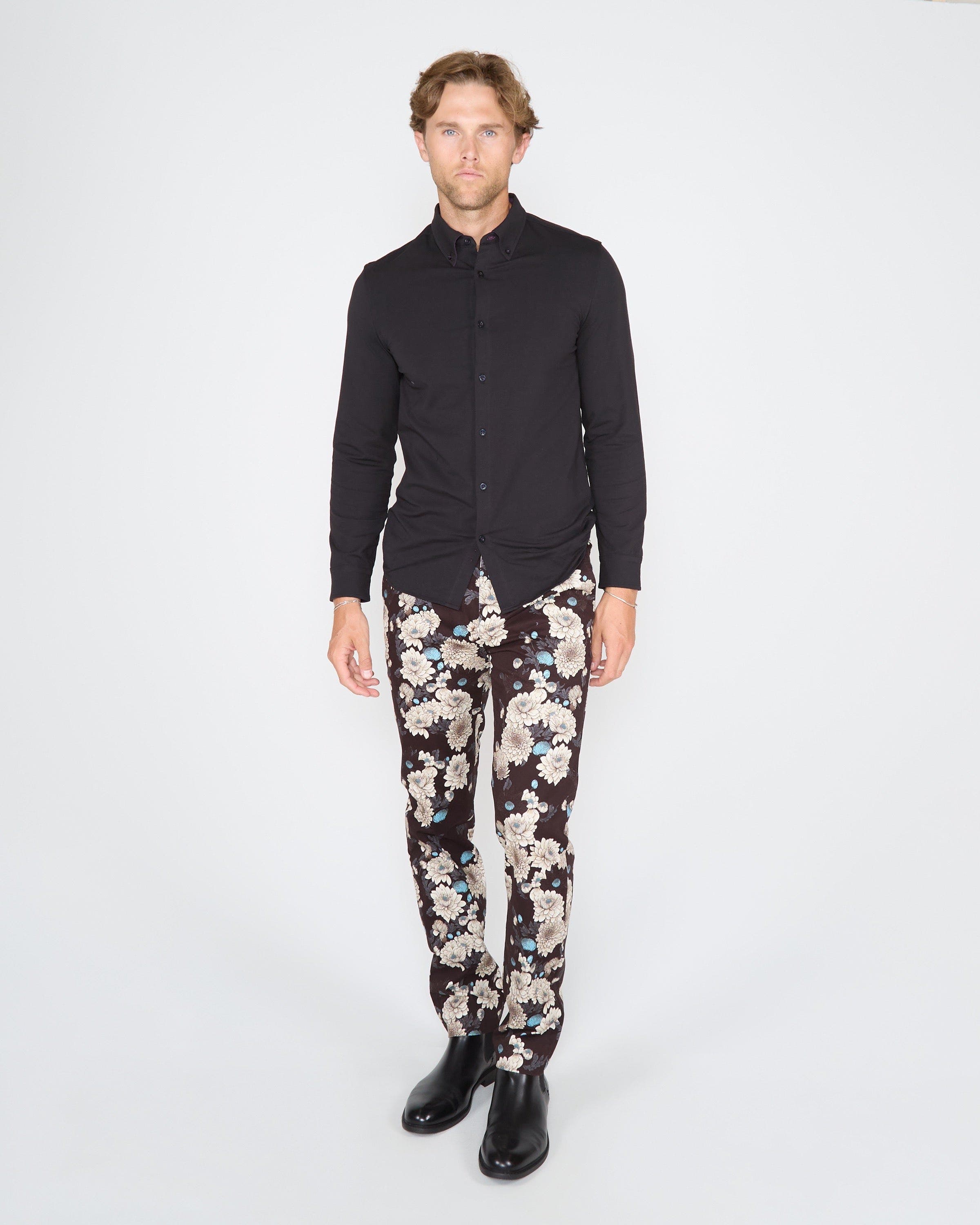 Jack Flat Front Stretch Sateen Pant - image 4