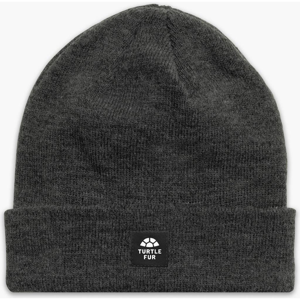 Turtle Fur Explorer Cuffed Beanie In Gray