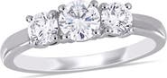 Julianna B. 1 CTW Lab-Grown Diamond 3-Stone Ring 14k