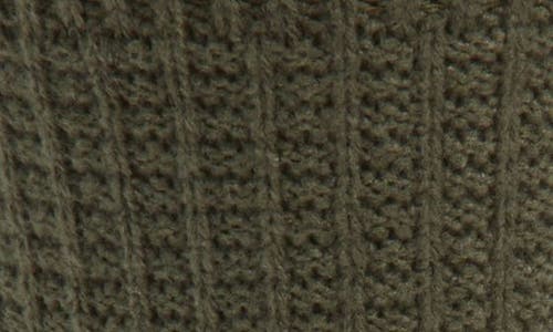 Nordstrom Waffle Texture Cotton Blend Crew Socks In Green