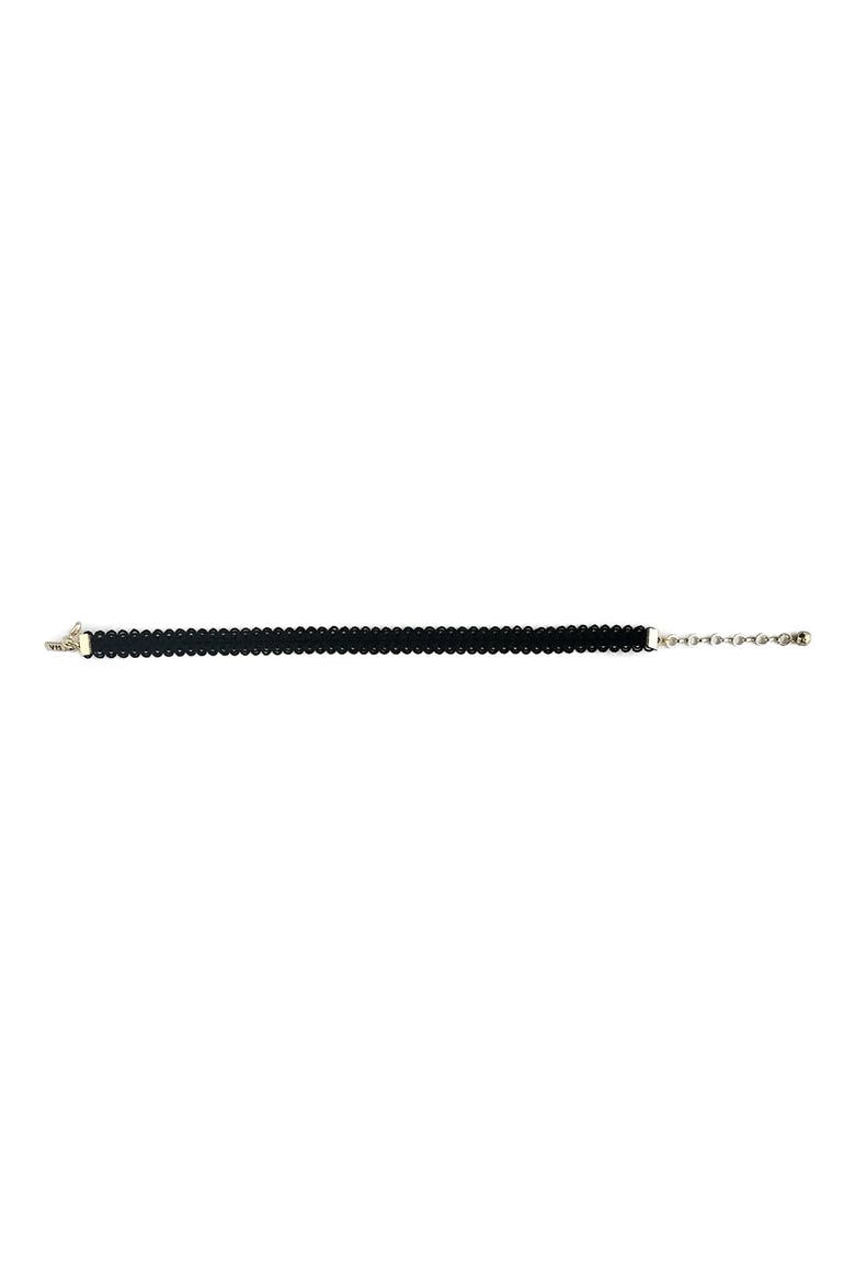 Black Lace Choker, Alternate, color, BLACK