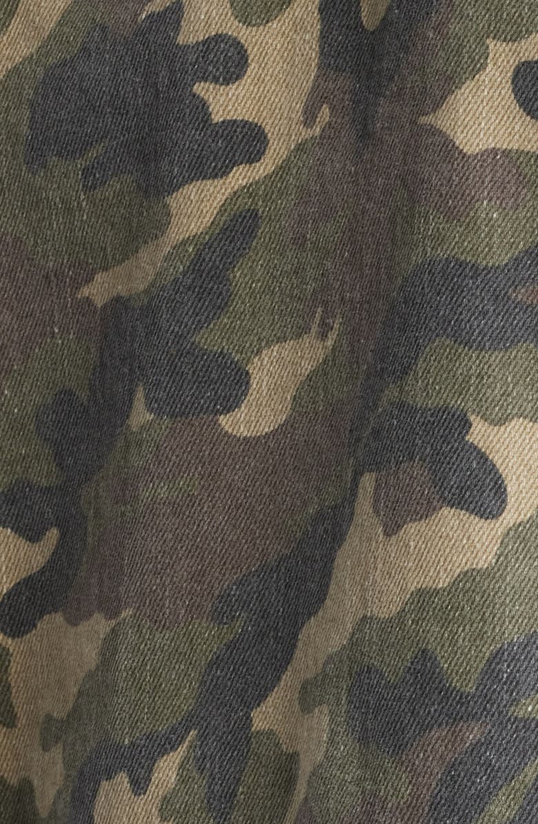 HIDDEN JEANS Camo Print Oversize Cargo Vest, Alternate, color, Olive