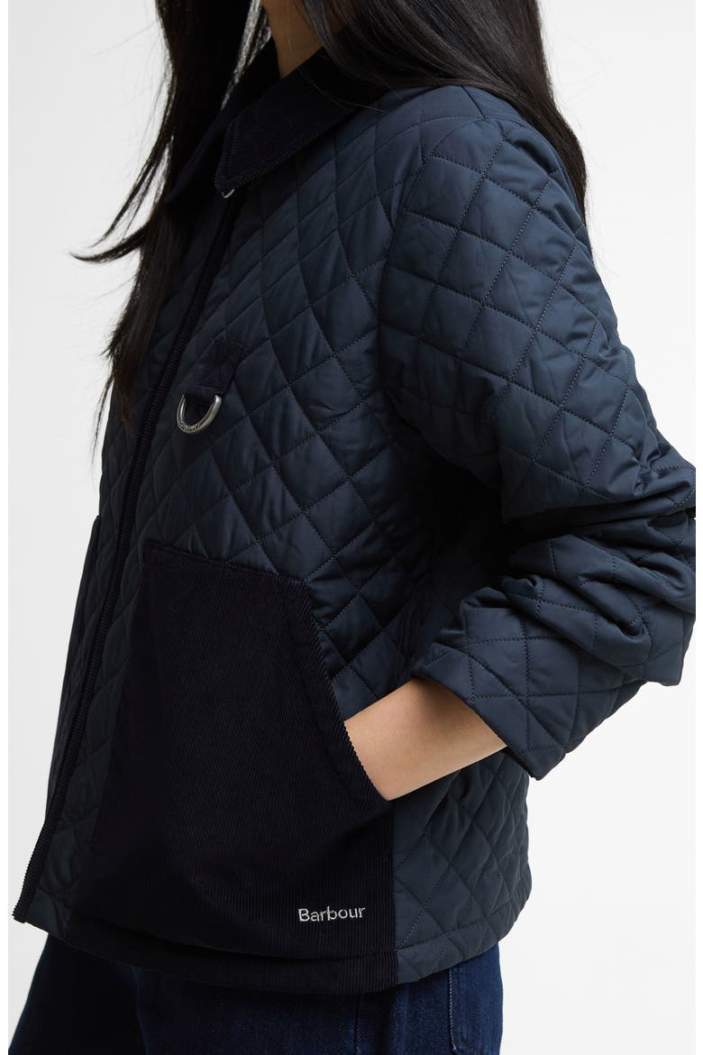 Aylesby Quilted Jacket, Alternate, color, DARK NAVY