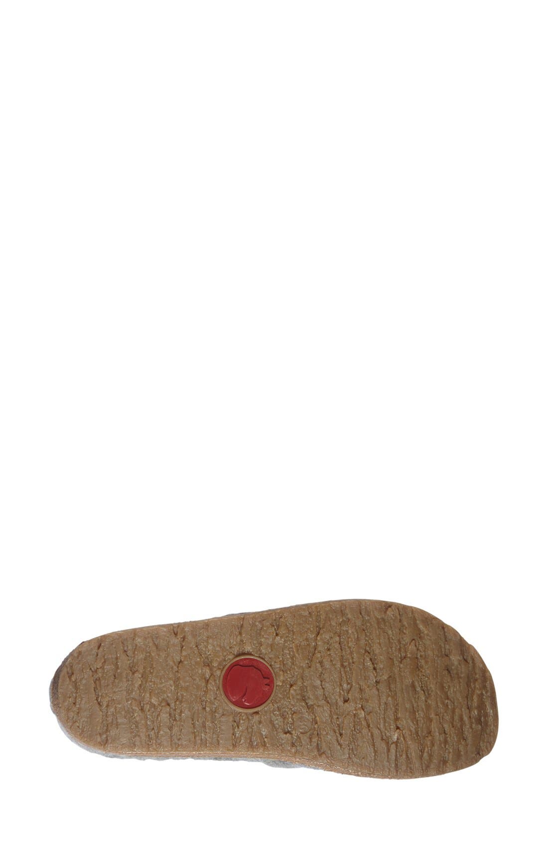 Haflinger 'Cutout' Slipper, Alternate, color, 