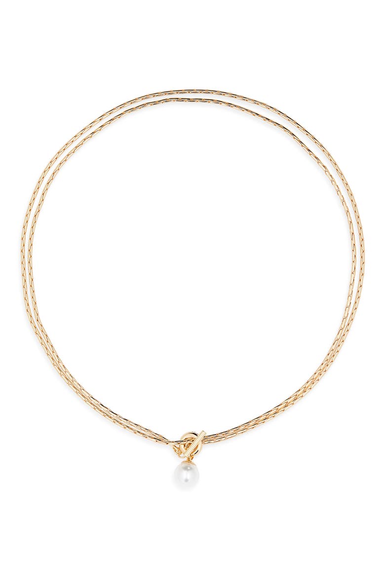 Amelia Wrap Chain Necklace, Main, color, HIGH POLISH GOLD