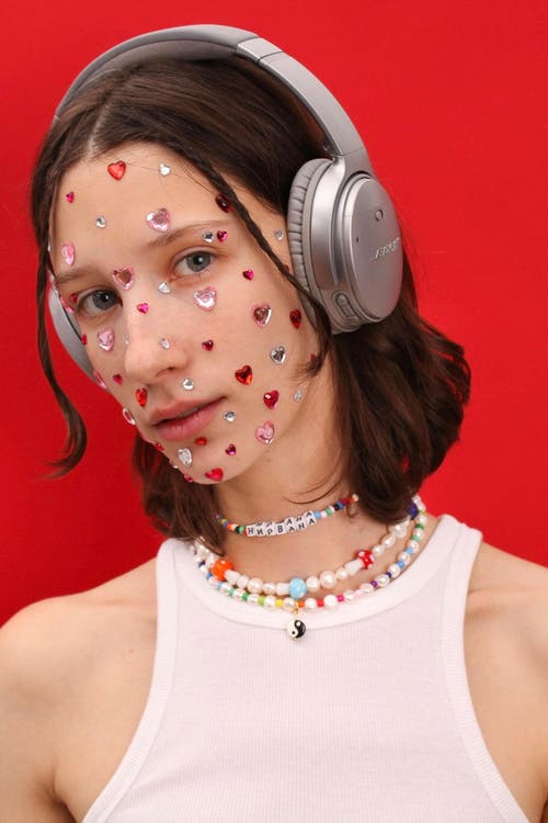 Velvet Luna Pearl Necklace With Yin Yang Charm In Multi