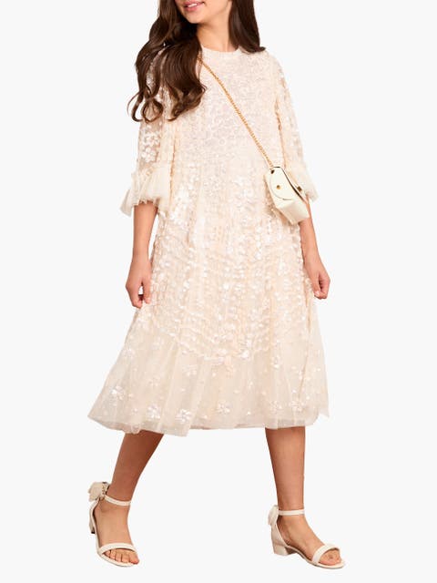 Anais Sequin Kids Dress