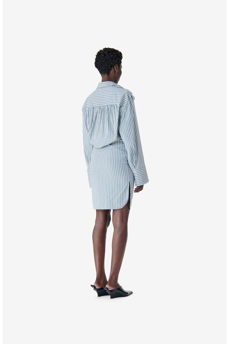 Lazul Poplin Shirt Dress, Alternate, color, Ocean Stripes