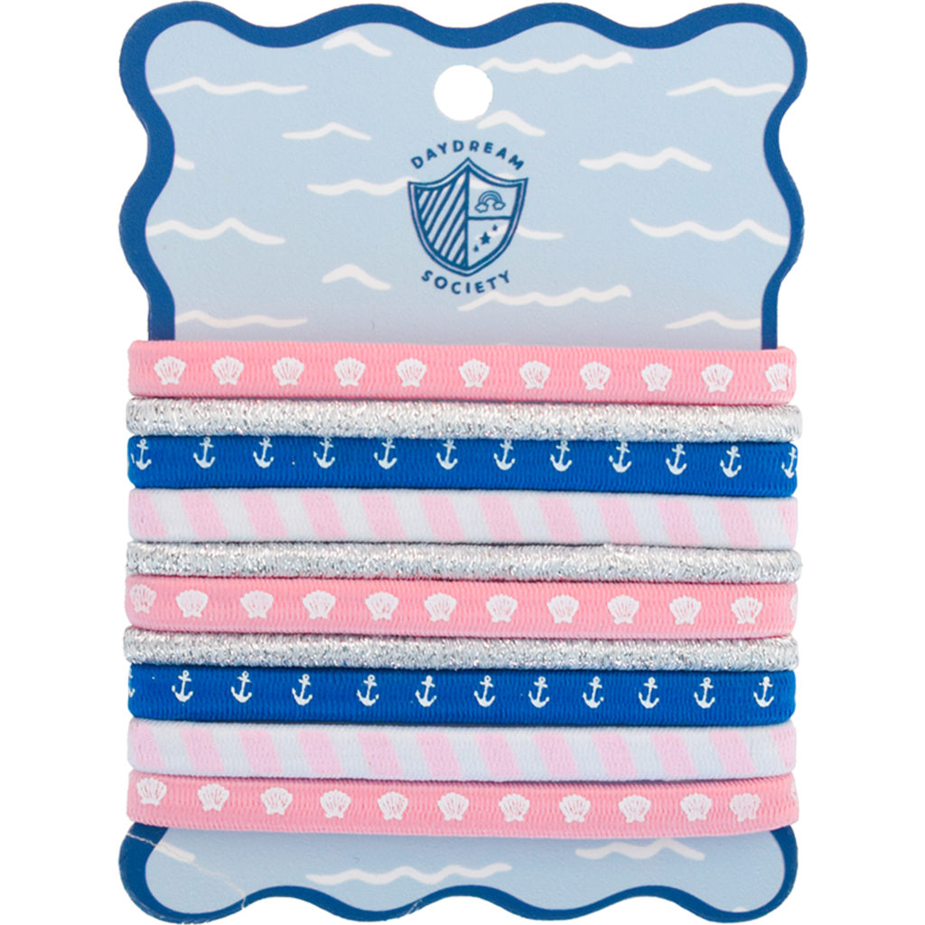 Daydream Society Seaside Hair Tie Set In Multi