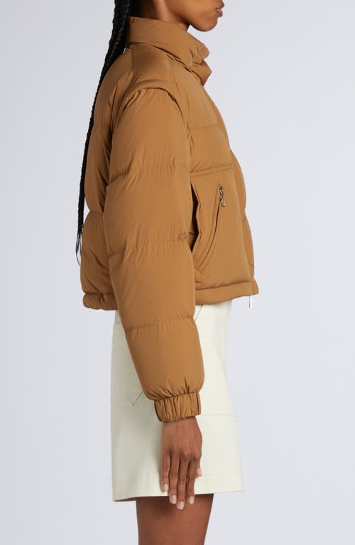 Moncler Selle Down Jacket In Beige