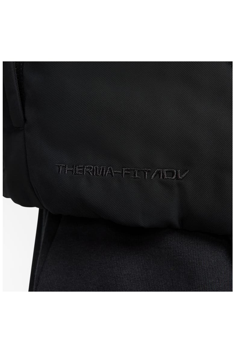 Sportswear Tech Pack Therma-FIT ADV Water Repellent Insulated Vest, Alternate, color, BLACK/ BLACK
