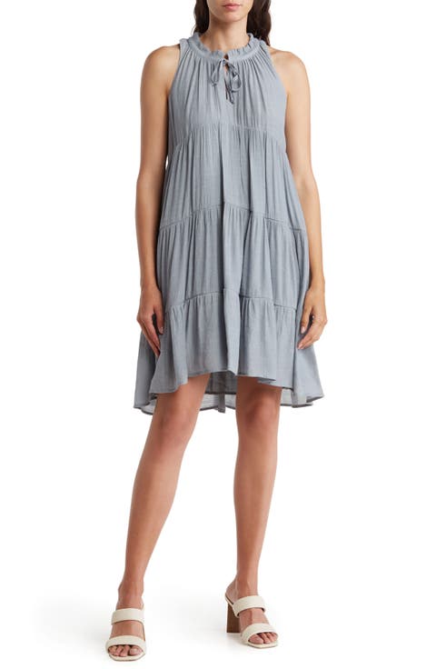 Sleeveless Tiered Babydoll Dress