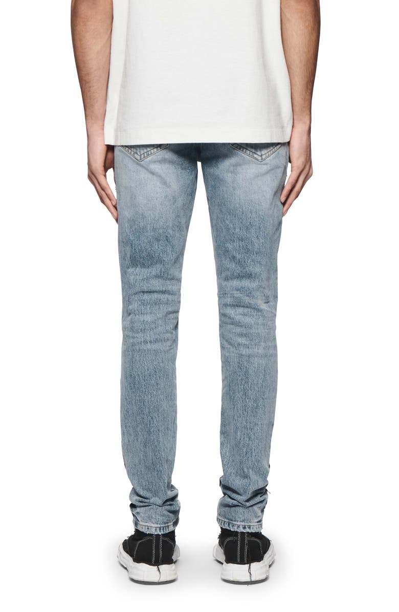 PURPLE BRAND Shadow Seam Skinny Jeans, Alternate, color, Mid Indigo