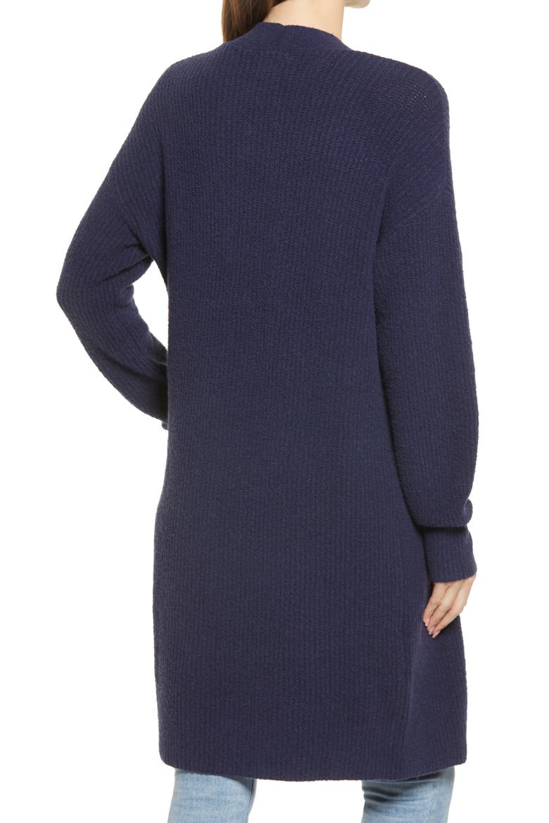 Long Cardigan, Alternate, color, NAVY PEACOAT
