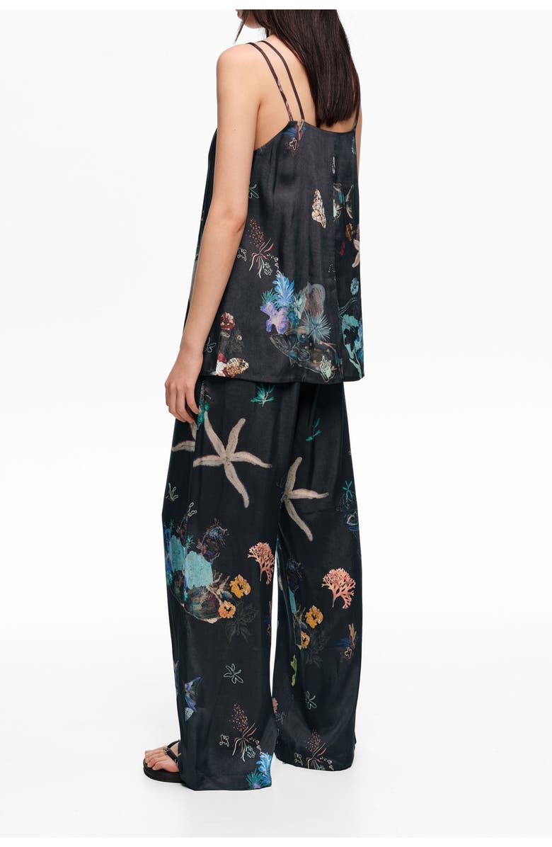 Bimba y Lola Seabed Print Joggers, Alternate, color, Seabed Anthracite